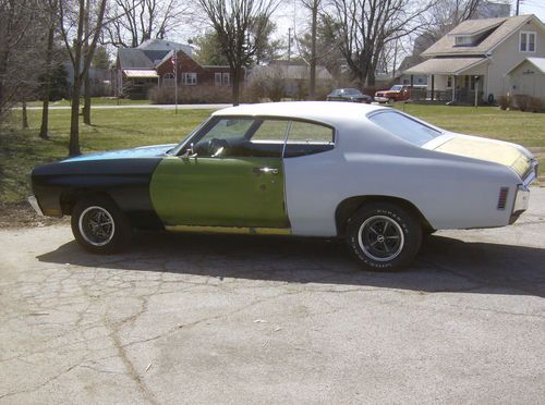 1970 chevelle project big block muscle car
