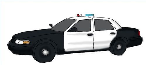 Police car, great for movie sets or security firms