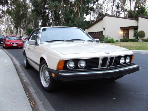 Bmw 633 csi 2 door coupe us version, 5 speed manual, immaculate low reserve