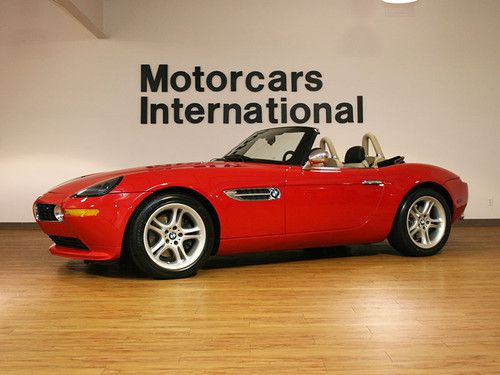 Very rare red over crema/black 2000 z8 with only 8,730 miles!