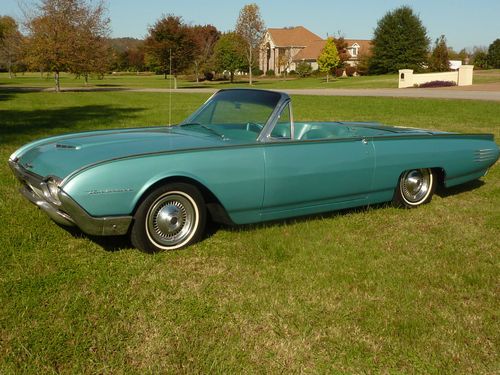 1961 ford thunderbird convertible 390 tri-power 3x2 carburetors