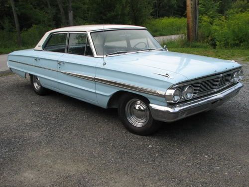1964 ford galaxie 500 4 door low miles 6 cyl 3 speed great cruiser