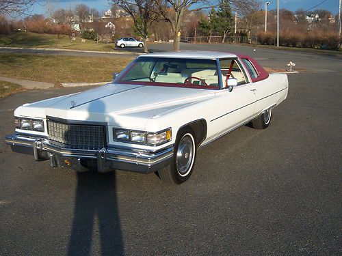 76 coupe deville low mile all original cadillac high quality auto loaded leather