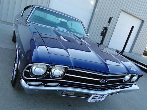 1969 chevelle ss blue 4-speed frame-off 468 bbc everything new