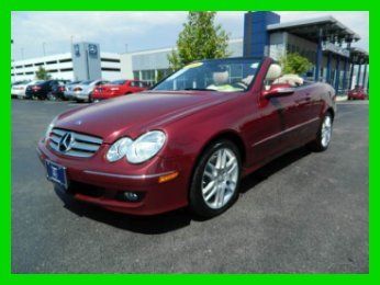 2008 mercedes clk350 cabriolet leather cd heated seats convertible we finance!