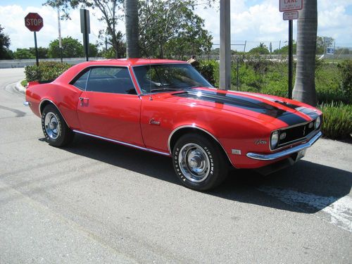 Camaro z28 4 speed muscle rare collector chevrolet chevy race muscle 1968 68