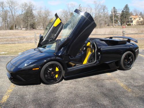 09 lamborghini murcielago lp640 roadster- black! must see!! loaded w options!!