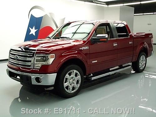 2013 ford f-150 lariat crew ecoboost sunroof nav 343 mi texas direct auto