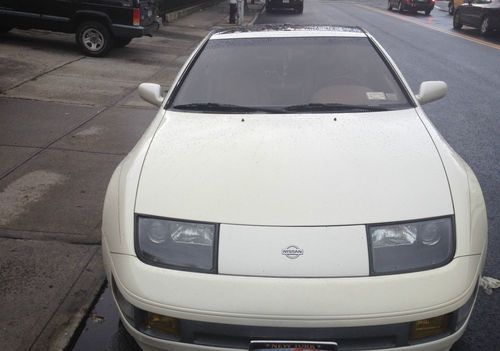 1993 pearl white nissan 300zx n/a 3.0l v6! runs like new! low mileage!