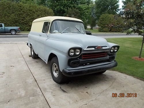 1959 chevy panel truck project chevrolet 59