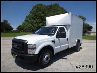 '09 v8 f350 xl regular cab 9' getz van body drw - we finance!