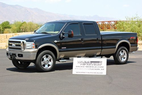 Sell used 2007 Ford F250 Diesel 4x4 King Ranch Crew Cab 4wd Leather