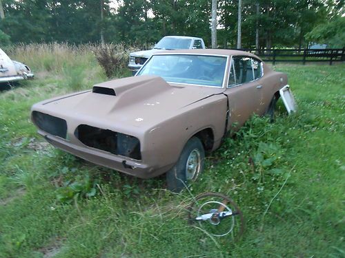 1968 barracuda plymouth fastback excellent body