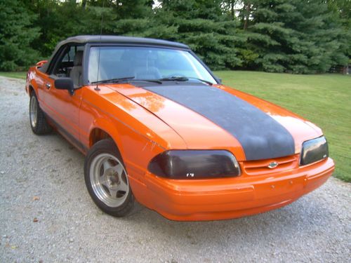 1989 ford mustang lx 5.0 convertible 5 speed project car