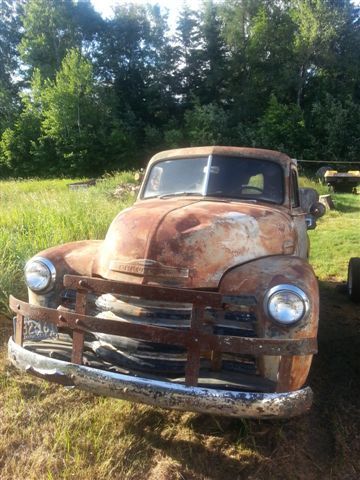 Vintage 1950 chevy 3100 1/2 t. pick up
