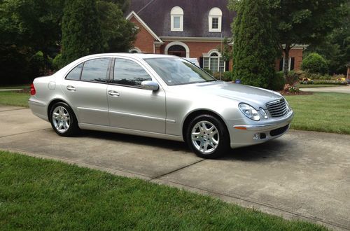 2003 mercedes e320 very low miles 29,475 200one owner virtually new condition