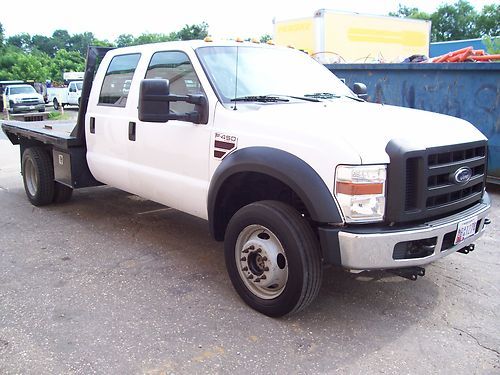 F450 dually/flat bed 4dr crew cab 4wd