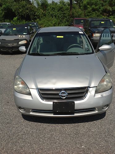 2003 nissan altima 2.5s 2.5 s silver 2.5l v4 4 speed automatic no reserve