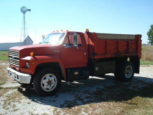 1988 f600 dump truck