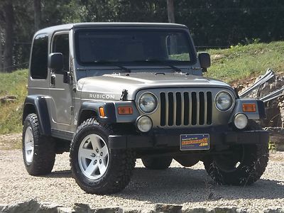 2006 jeep wrangler rubicon 4x4 clean low miles manual m/t 4.0 six 6 cylinder