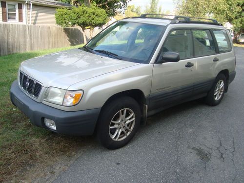2001 subaru forester l awd 4cyl 2.5l engine,remote starter.no reserve price auct
