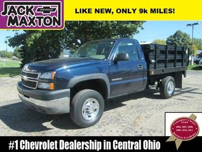 05 chevy silverado 3/4 ton 10 ft stake bed power liftgate low miles