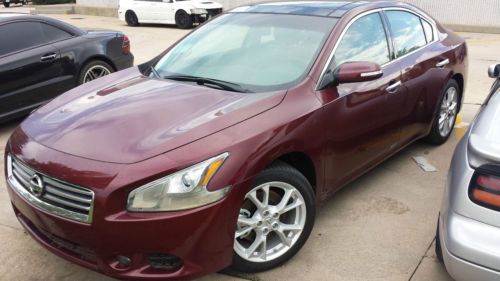 2012 nissan maxima sv fully loaded no reserve! only 10  miles!