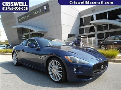 2011 maserati granturismo sport coupe loaded low miles one owner certified cpo