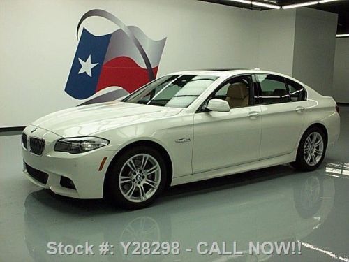 2012 bmw 528i m sport bi turbo sunroof nav leather 13k! texas direct auto