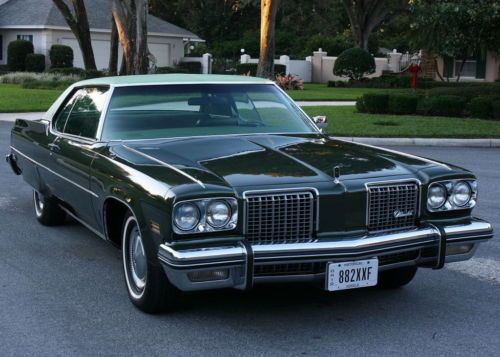Mint two owner top of the line-1974 oldsmobile 98 regency coupe - 49k miles