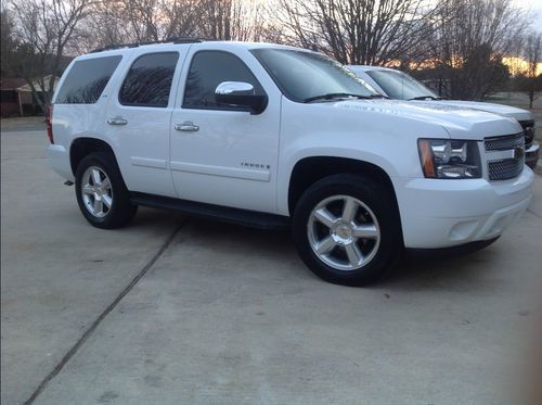 Sell Used 2008 Chevrolet Tahoe Ltz White Leather Dvd