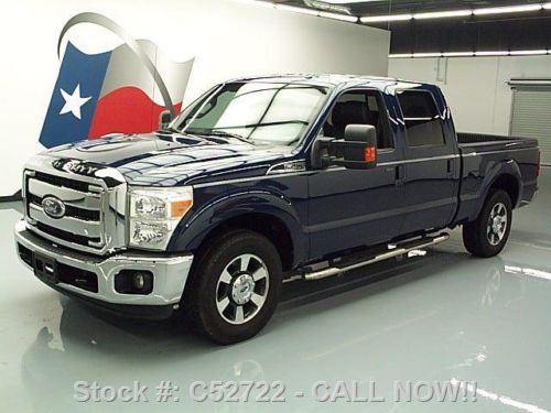 2011 ford f-250 lariat crew 6.2l v8 6-pass leather 48k texas direct auto