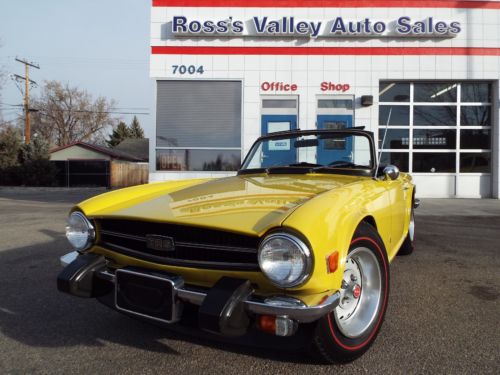 Beautiful one owner 88k actual miles ! 1974 triumph tr6 roadster surviver nice !