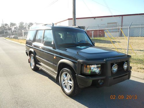 2004 land rover discovery 2  se7 sport utility 4-door 4.6l black awesome