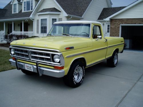 1971 ford f-100 sport custom .. frame off restored .. one of the best.