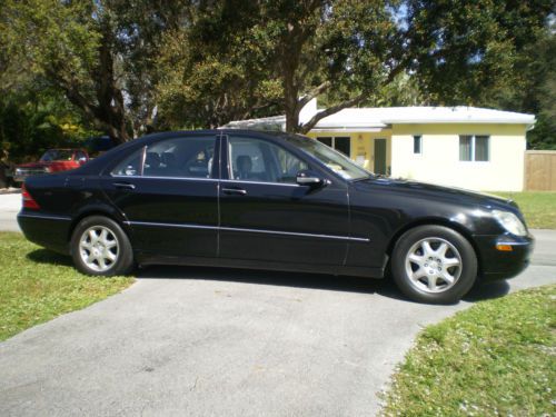 2001 mercedes benz s500 sedan 1 owner since new only 32k miles showroom new