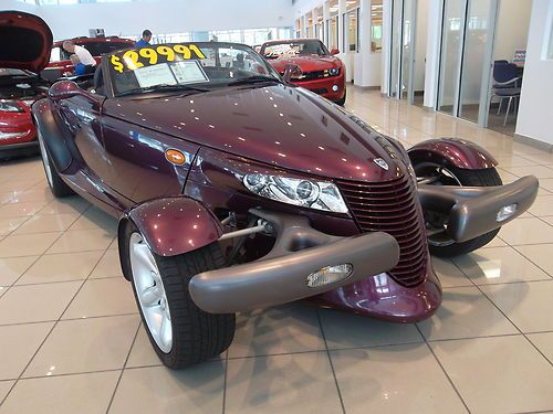 Awesome 1999 plymouth prowler base convertible 2-door 3.5l  low low miles!