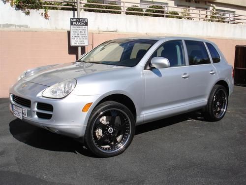 2005 porsche cayenne s, 22" forged wheels, immaculate condition! dealer serviced