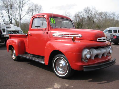 51&#039; ford f100 truck - five star cab - survivor - owned by racer dick fleck