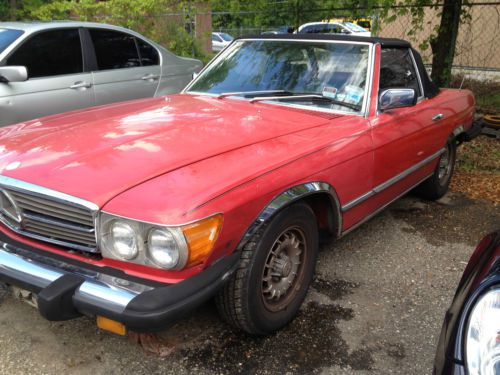 1985 mercedes-benz 380sl convertible 2-door 3.8l