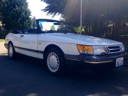 *gorgeous 1991 saab 900s turbo convertible in excellent shape low miles!**