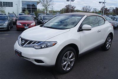 Pre-owned 2014 murano crosscabriolet awd with navigation, white, 41 miles only