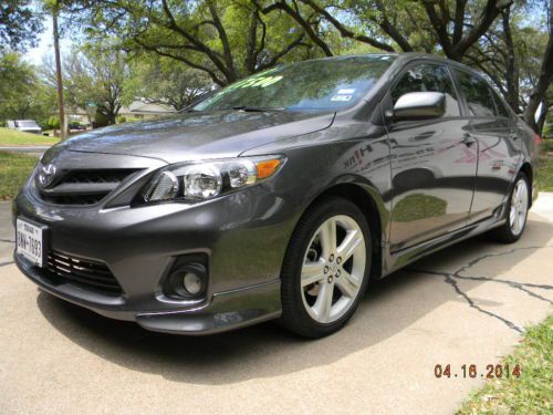 2013 toyota corolla s model.  only 13,000 miles!!