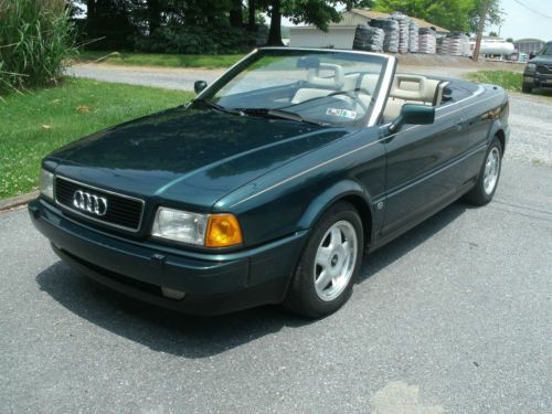 1994 audi cabriolet local 1 owner like new dealer serviced garage kept power top