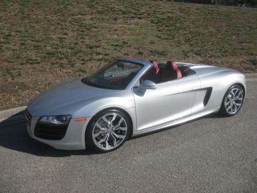 Lqqk at the nicest 2011 audi r8 spyder convertible v10~amazing~only 1300 miles!!