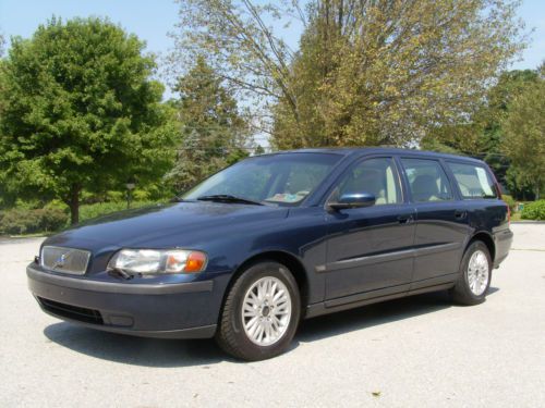 2004 volvo v70 wagon 3rd row seating leather heated seats sunroof clean carfax