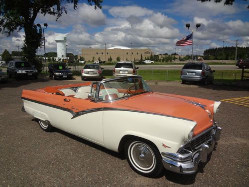 Used Cars For Sale Under 3000 >> Sell used 1956 Ford Fairlane Sunliner Convertible,NO RESERVE, Orig Mandarin Orange/White in ... Used Cars For Sale Under 3000 >> Sell used 1956 Ford Fairlane Sunliner Convertible,NO RESERVE, Orig Mandarin Orange/White in ...