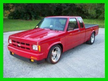 1986 chevrolet s-10 sport extended cab 5.0l 8 cylinder 4 speed manual