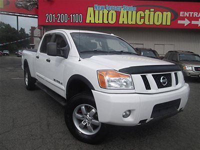 08 nissan titan pro-4x carfax certified 4x4 4wd 7 ft bed pre owned alloy wheels