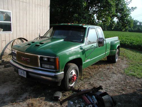 Gmc 3500 extended cab  long bed dually